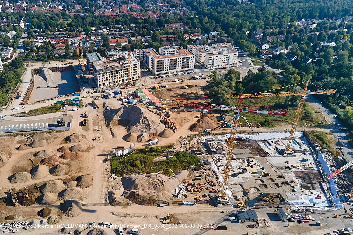 08.09.2021 - Baustelle Pandionveerde in Neuperlach 08.09.2021 - Baustelle Pandionveerde in Neuperlach